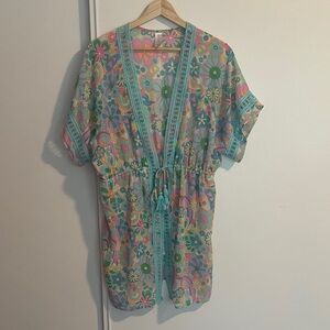 Floral Beach Coverup
